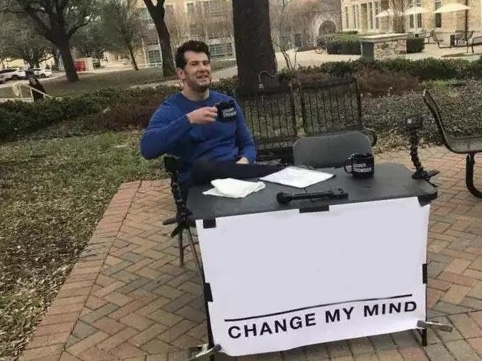 Change My Mind meme about Aura Bora
